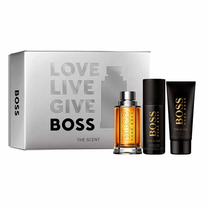 <tc>HUGO BOSS</tc> The Scent Eau De Toilette Spray 100ml Σετ 3 τεμαχίων