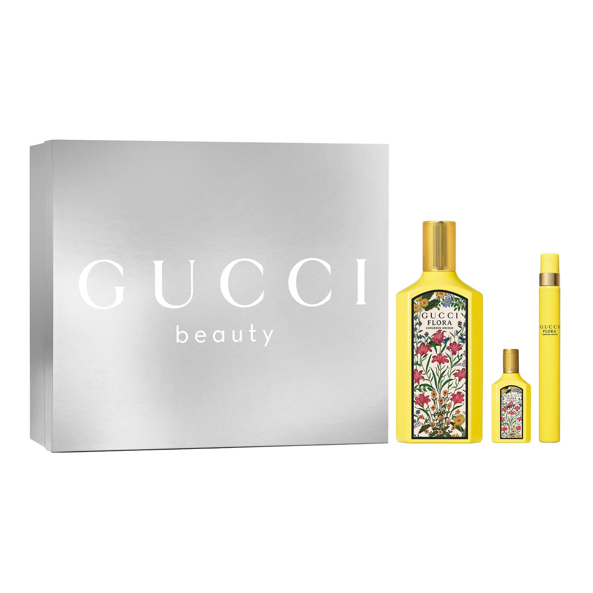 Gucci Flora Gorgeous Orchid Eau de Perfume 100ml Σετ 3 τεμάχια