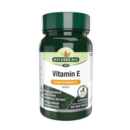 Vitamin E Natural 400iu 60 κάψουλες <tc>Natures Aid</tc>