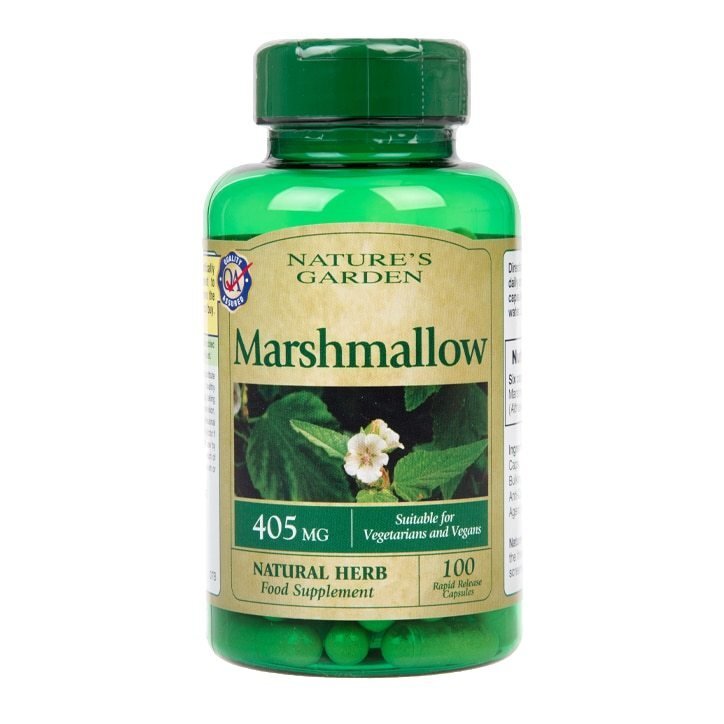 White Marshmallow (marshmallow) (ρίζα) 405mg 100 κάψουλες Holland & Barrett