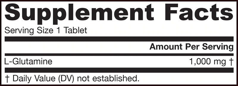 L-γλουταμίνη 100 Easy-Solv 1000 mg-100 δισκία