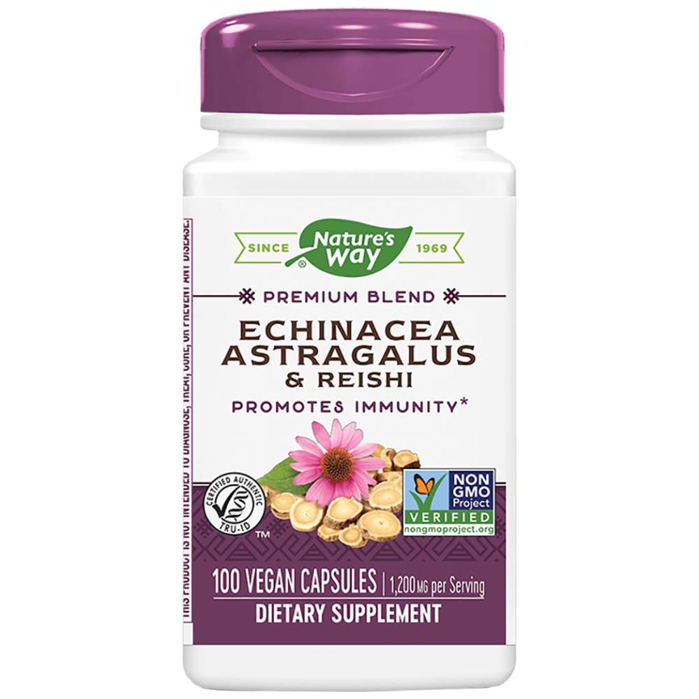 Echinacea & Astragalus & Reishi 400 mg - 100 κάψουλες