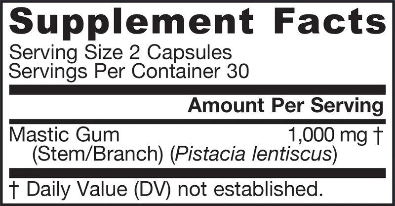 Mastic Gum 500 mg - 60 κάψουλες