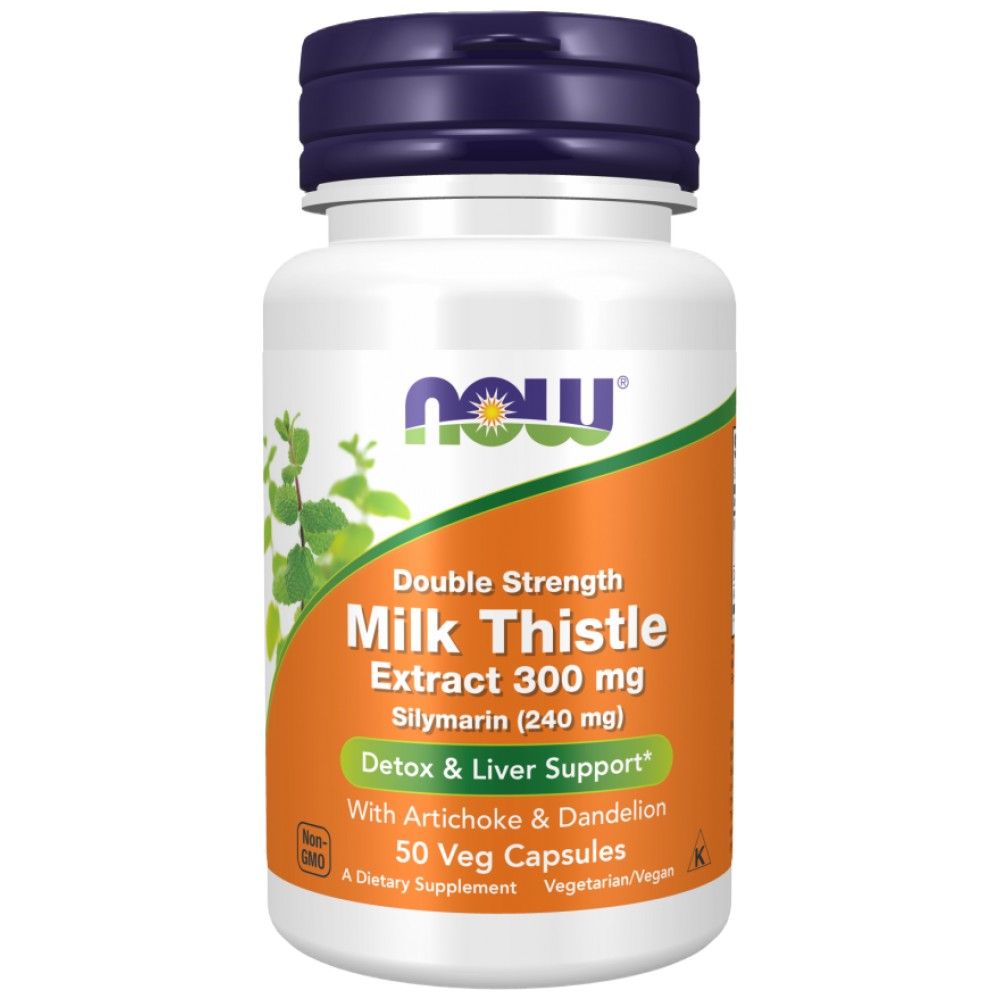 Milk Thistle - Extract Silymarin | Διπλή αντοχή με αγκινάρα και πικραλίδα - 100 κάψουλες