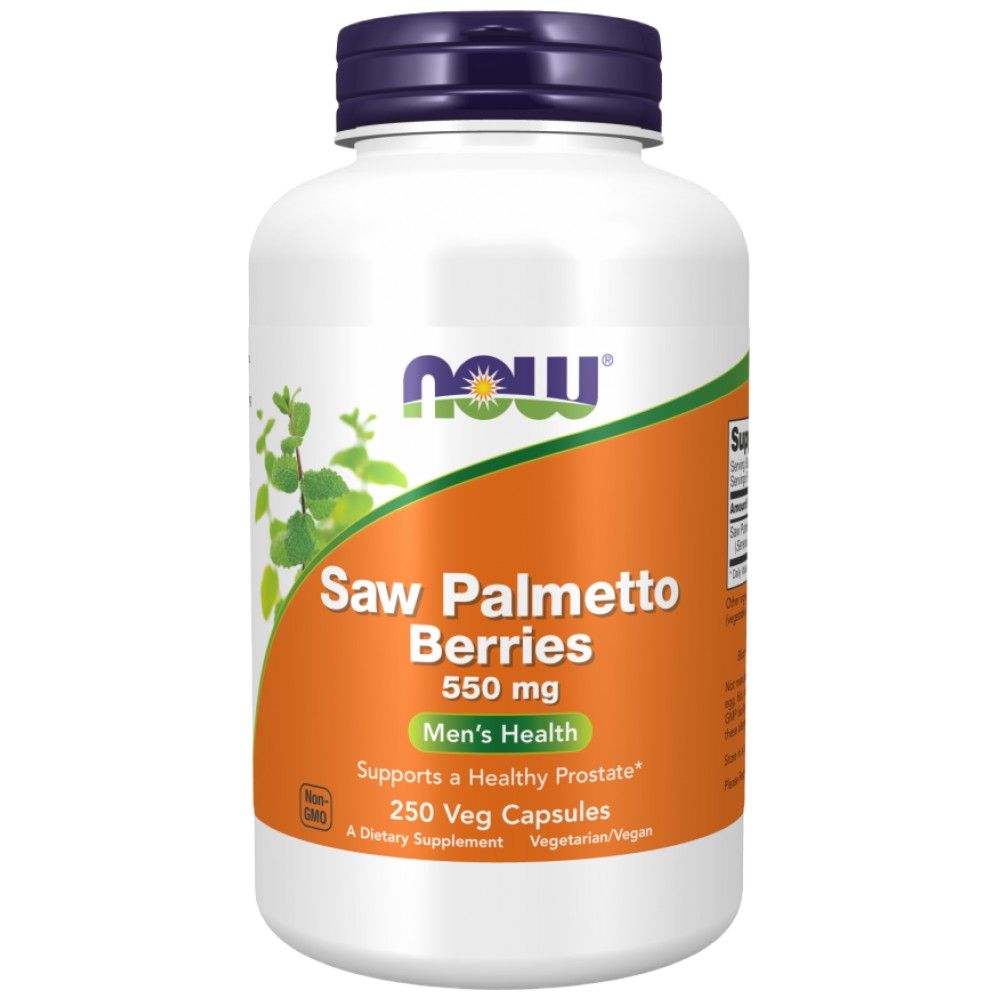 Είδε τα μούρα Palmetto 550 mg - 250 κάψουλες