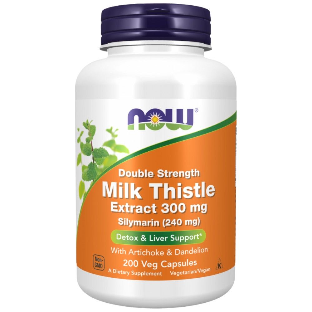 Milk Thistle - Extract Silymarin | Διπλή αντοχή με αγκινάρα και πικραλίδα - 100 κάψουλες
