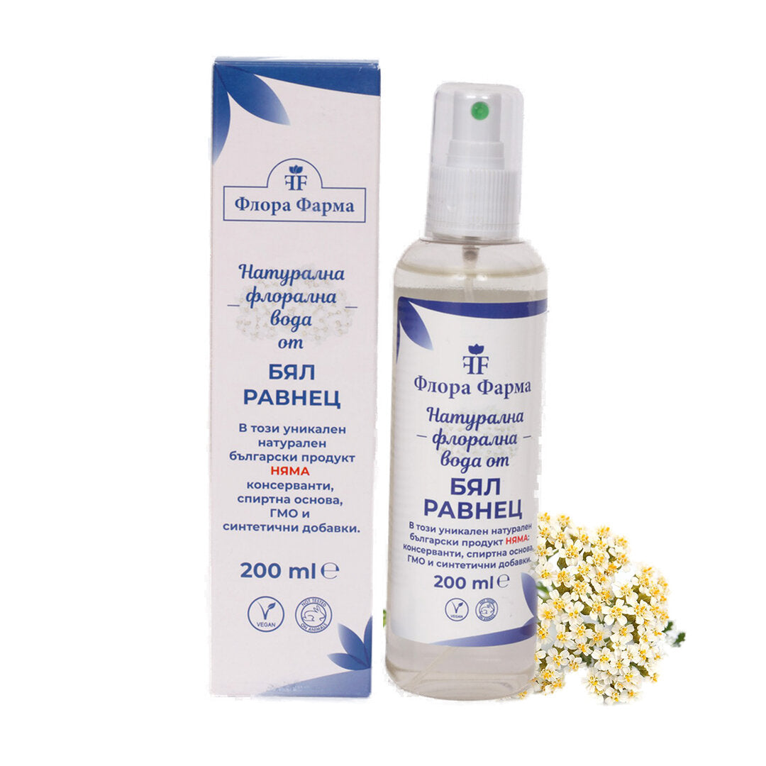 Natural floral water from yarrow - 200 ml FLORA PHARMA - Nutra Best Europe