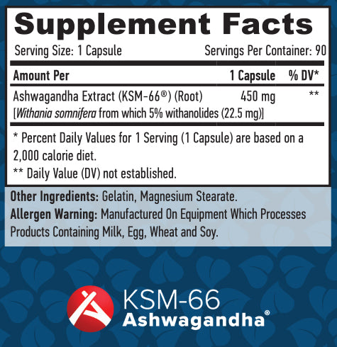Ashwagandha KSM-66 /90 καπάκια