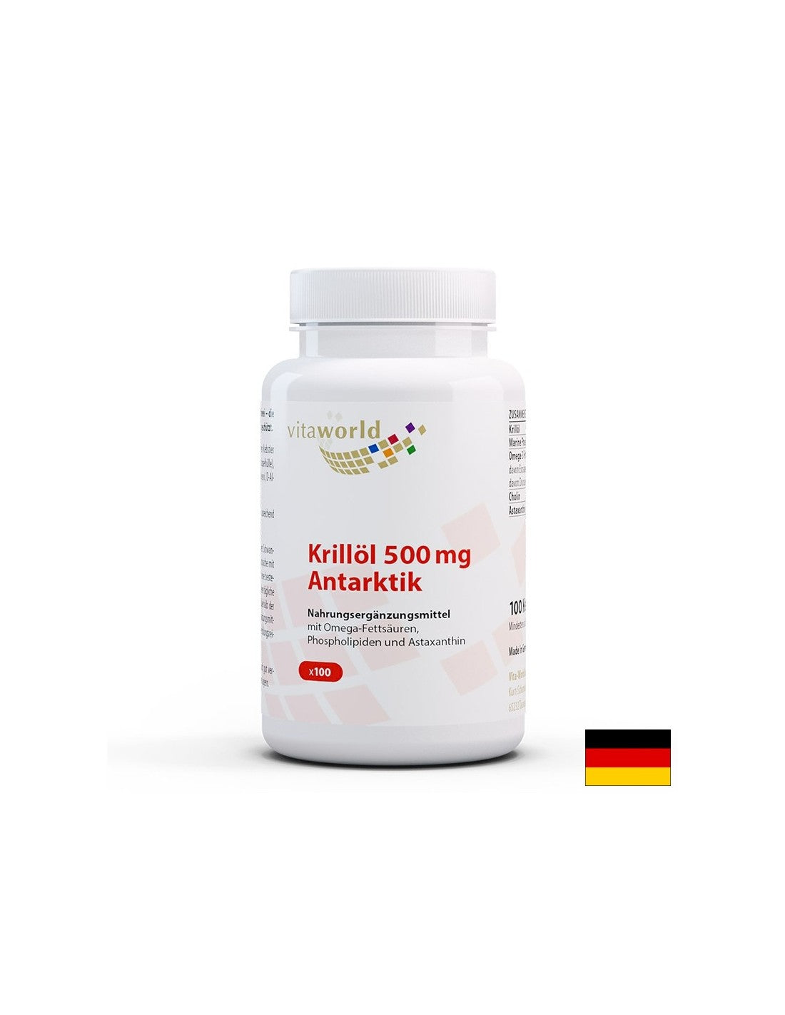 Καρδιαγγειακό σύστημα - Ανταρκτική Krill, 500 mg x 100 κάψουλες