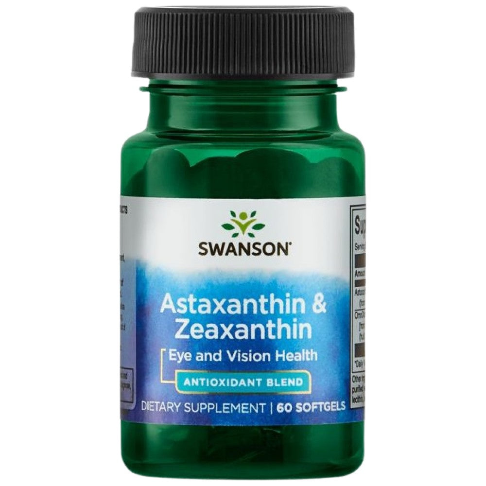 Οι κάψουλες Astaxanthin και Zeaxanthin 60