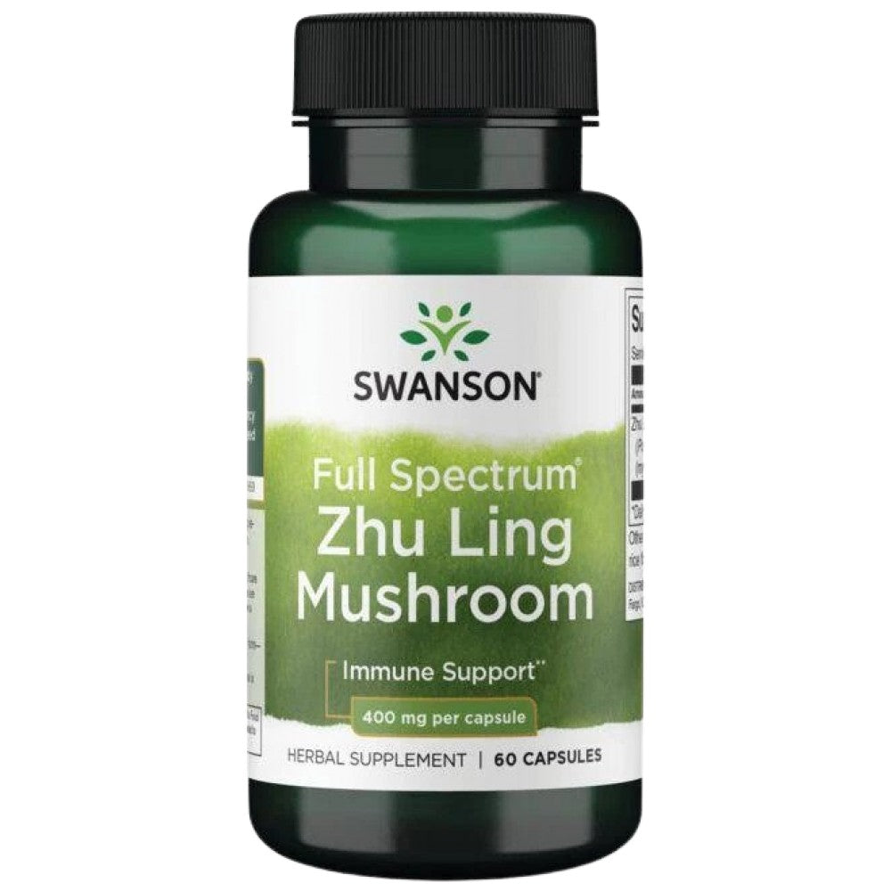 Πλήρες φάσμα Zhu Ling Mushroom 400 mg 60 κάψουλες