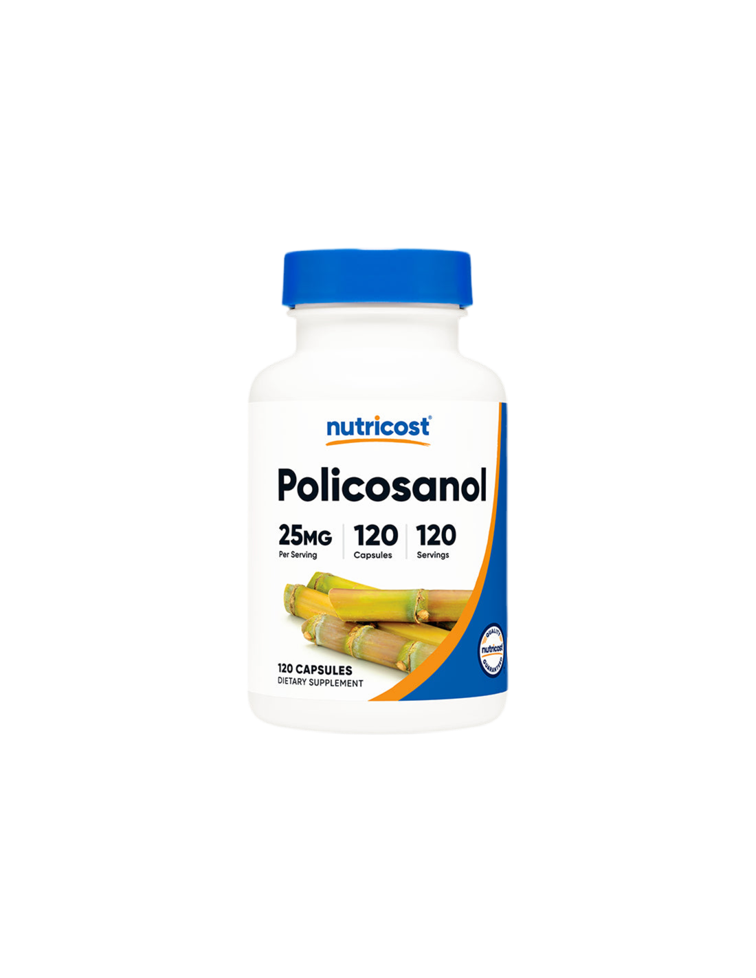 Cardiovascular system - Policosanol, 25 mg x 120 capsules Nutricost - Nutra Best Europe