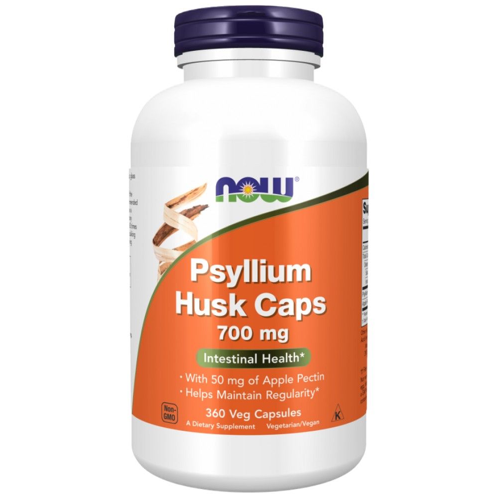 Psyllium Husk 700 mg | με πηκτίνη μήλου - 360 κάψουλες