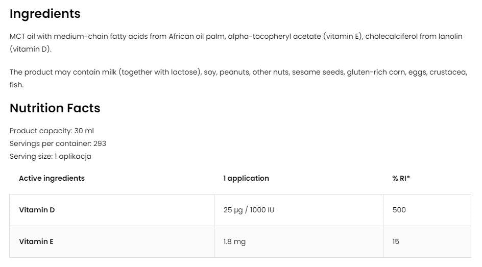 Βιταμίνη D3 1000 IU | Junior Spray 30 ml