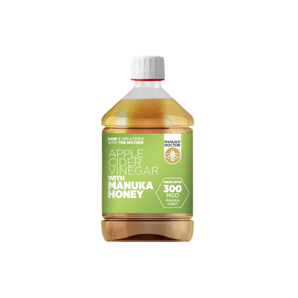 Ξίδι μηλίτη μήλου με μέλι Manuka (300 MGO) - Ξύδι μηλίτη μήλου με Manuka Honey (300 MGO), 500 ml