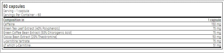 Χρυσή γραμμή/Lipo 9 - Θερμογόνο λίπους - 60 κάψουλες