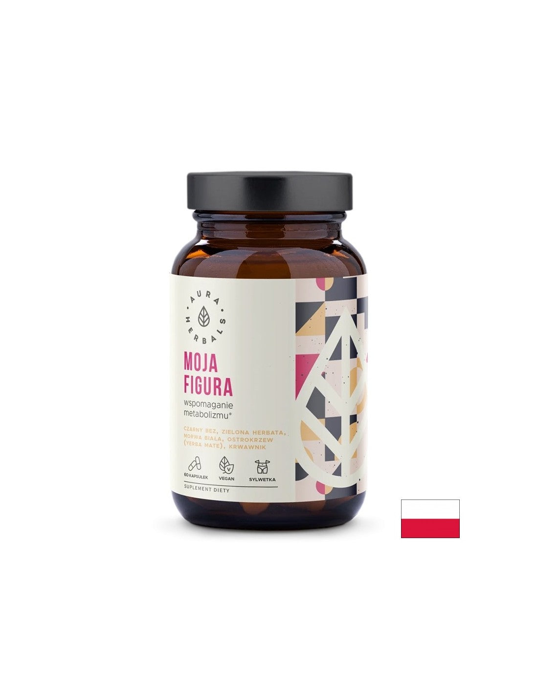 Μεταβολισμός (φόρμουλα με μαύρο elderberry, πράσινο τσάι, λευκό μουριά, yerba mate και yarrow), 60 κάψουλες