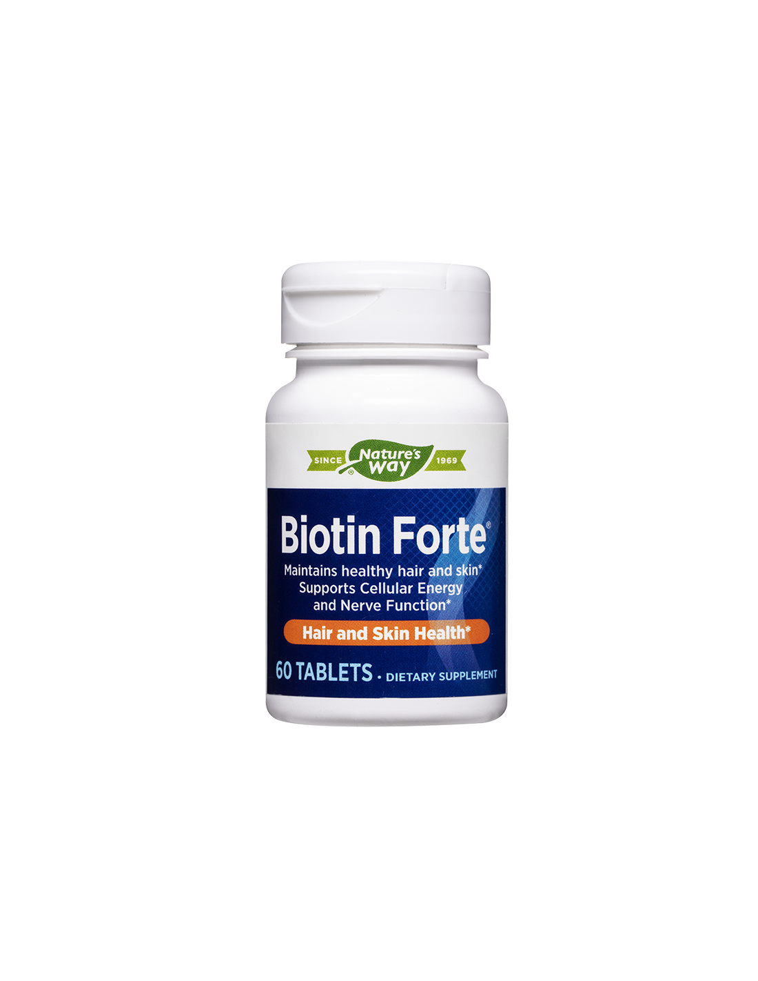 Biotin Forte - μαλλιά, δέρμα και νύχια - Φόρμουλα με βιταμίνες, 60 δισκία