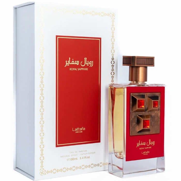 <tc>LATTAFA</tc> PRIDE ROYAL SAPPHIRE EAU DE PARFUM SPRAY 100ML