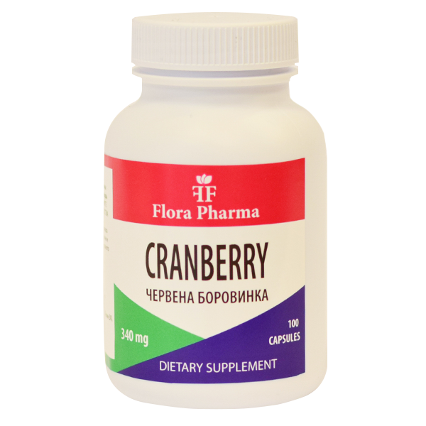 Cranberry 680 mg (Vaccinium Vitis Idaea)/100 κάψουλες, 50 δόσεις/Flora Farma
