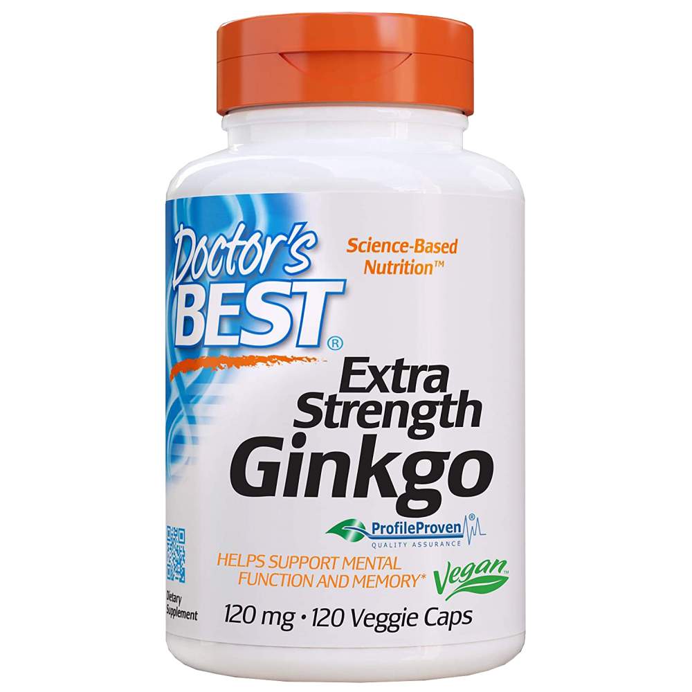 Καλύτερη επιπλέον δύναμη Ginkgo 120 mg - 120 κάψουλες