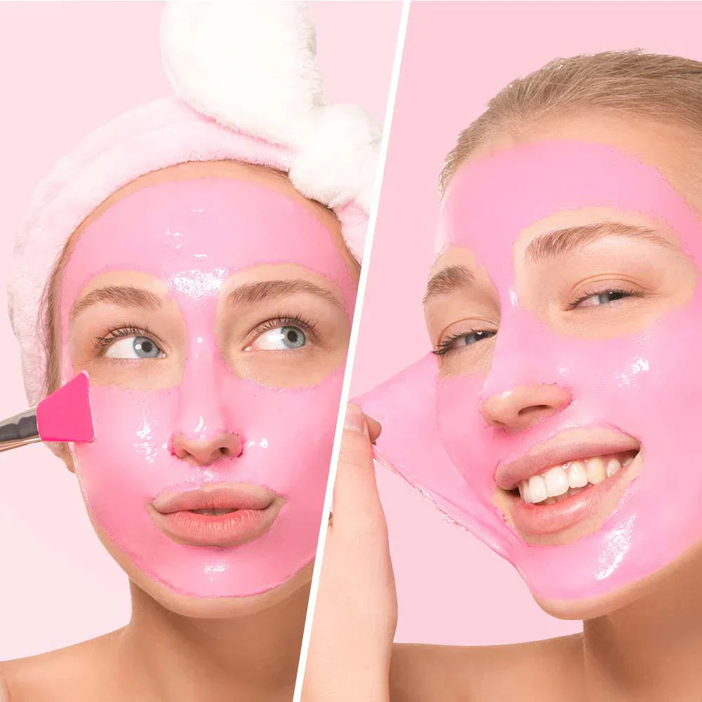 Ενυδατική μάσκα peeling με ενεργό άνθρακα και ροζ άργιλο - 75 ml