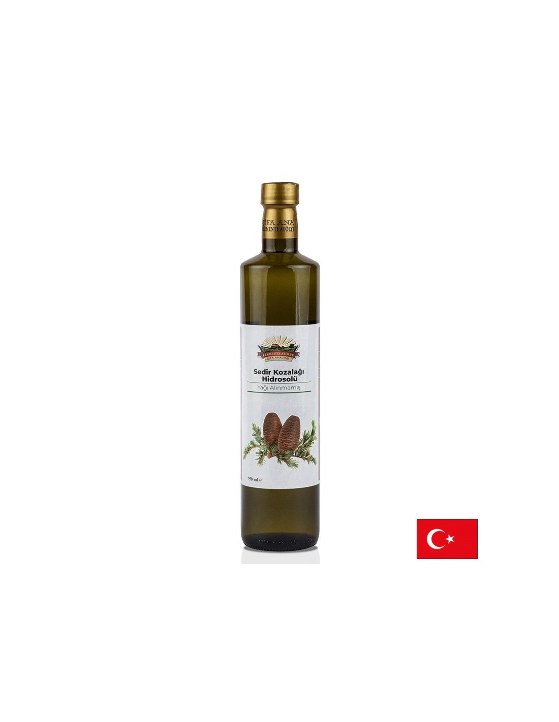 Hydrosol (Floral Water) από Κώνους Κέδρου - Περιποίηση δέρματος, αναπνευστικό και νευρικό σύστημα, 750 ml
