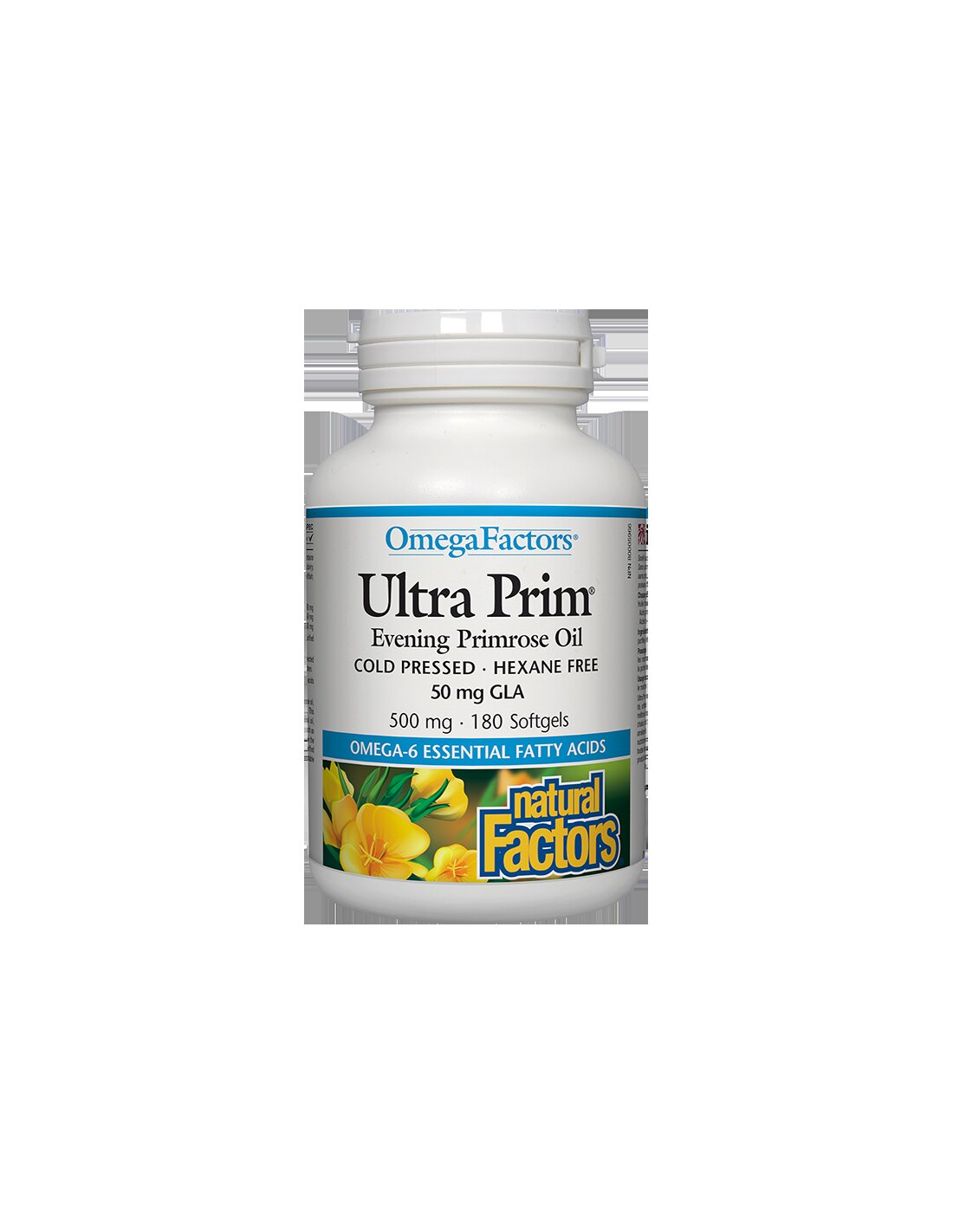 Ultra Prim Evening Primrose Oil 500 mg - 180 Гел капсули - Feel You