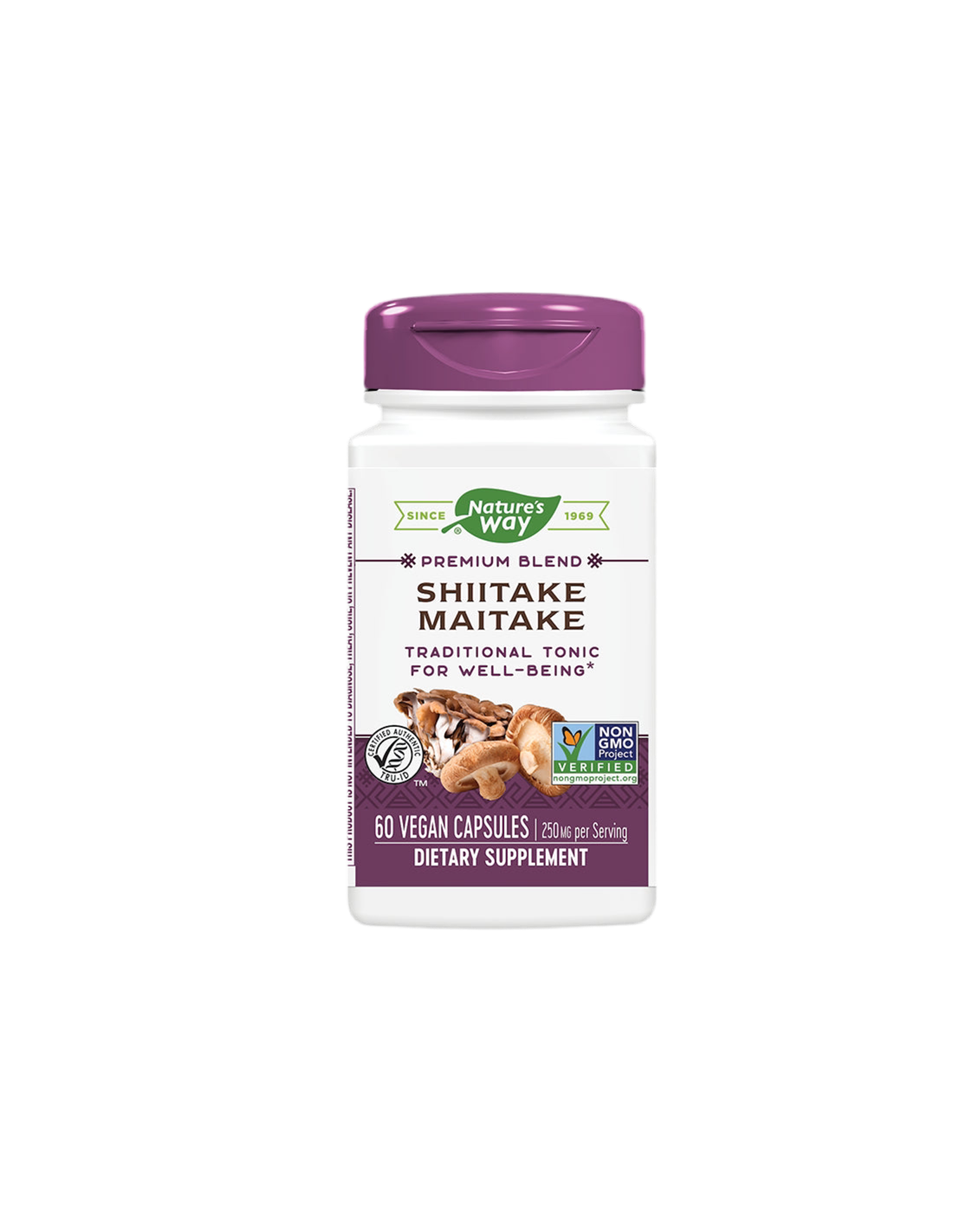 Shiitake και Maitake 250 mg - 60 κάψουλες