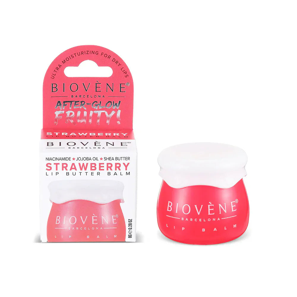 Lip Balm με φράουλα και νιασιναμίδη για λαμπερό φινίρισμα - 8 γραμμάρια