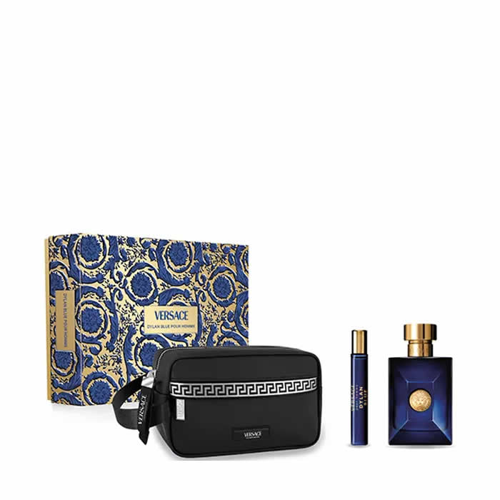 <tc>VERSACE</tc> Dylan Blue Pour Homme Eau De Toilette Spray 100ml Σετ 3 τεμαχίων