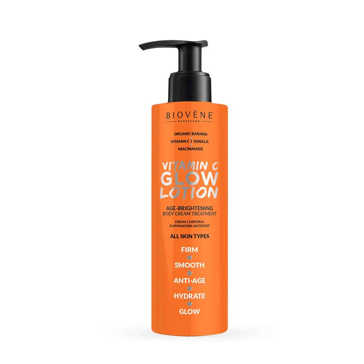 Βιταμίνη C Glow Body Lotion με οργανική μπανάνα για ακτινοβόλο δέρμα 200 ml