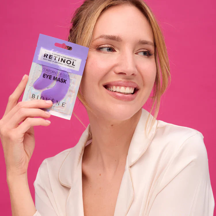Μάσκα ματιών ρετινόλης με πεπτίδια και υαλουρονικό οξύ για αναζωογόνηση 1 ζεύγος