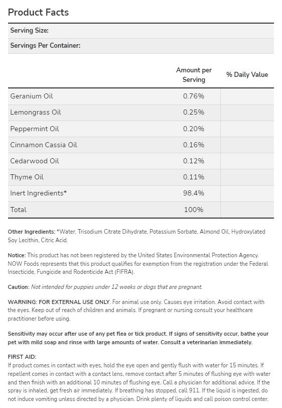Flea & Tick Spray για σκύλους - 237 ml