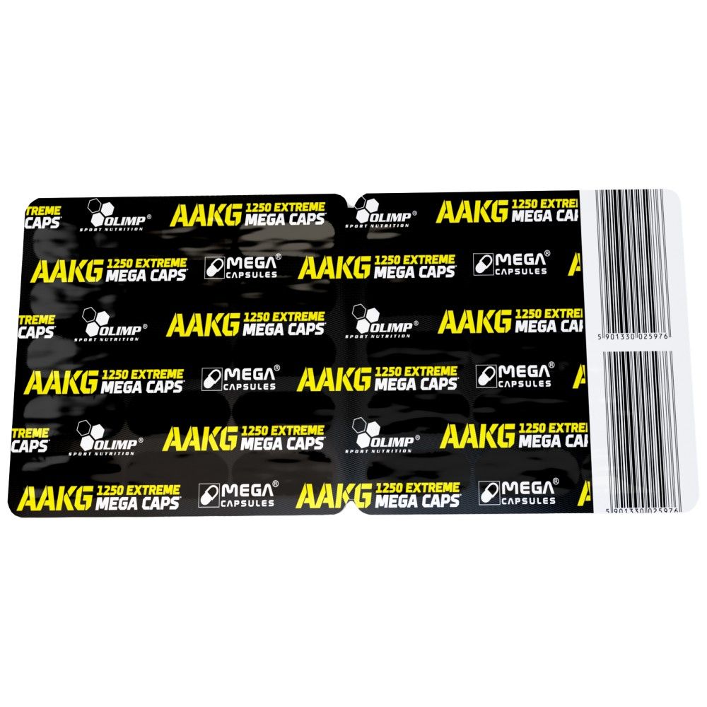 AAKG Extreme 1250 Mega Caps - 30 κάψουλες