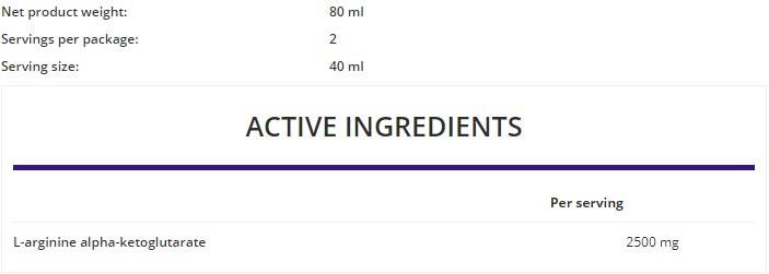 AAKG πυροβόλησε 80 ml