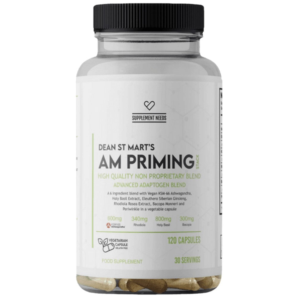 AM Priming Stack | Κάψουλες Adaptogen Formula 120