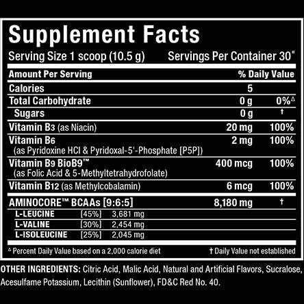 Aminocore BCAA - 315 γραμμάρια