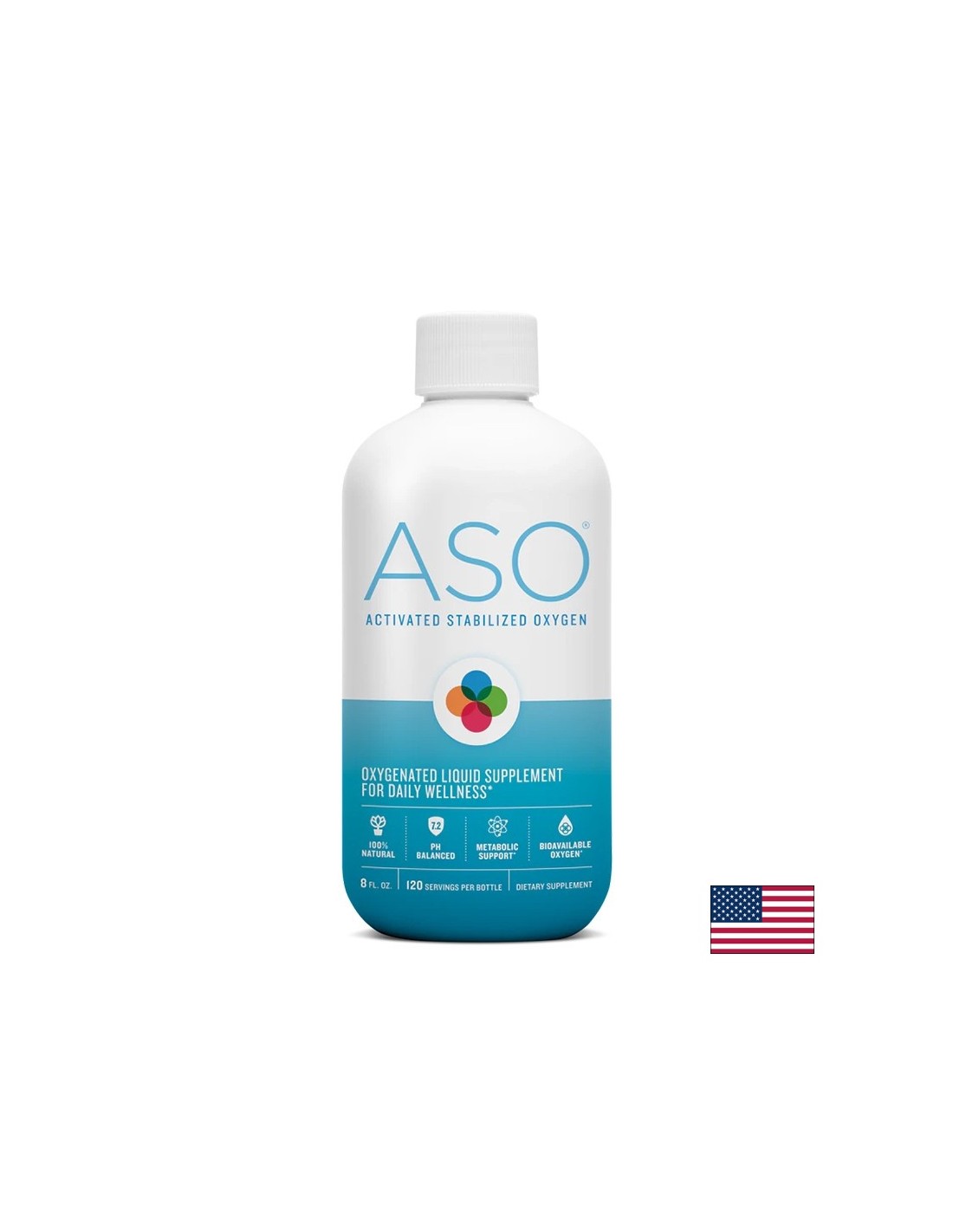 ASO® οξυγονωμένο νερό, 480 ml
