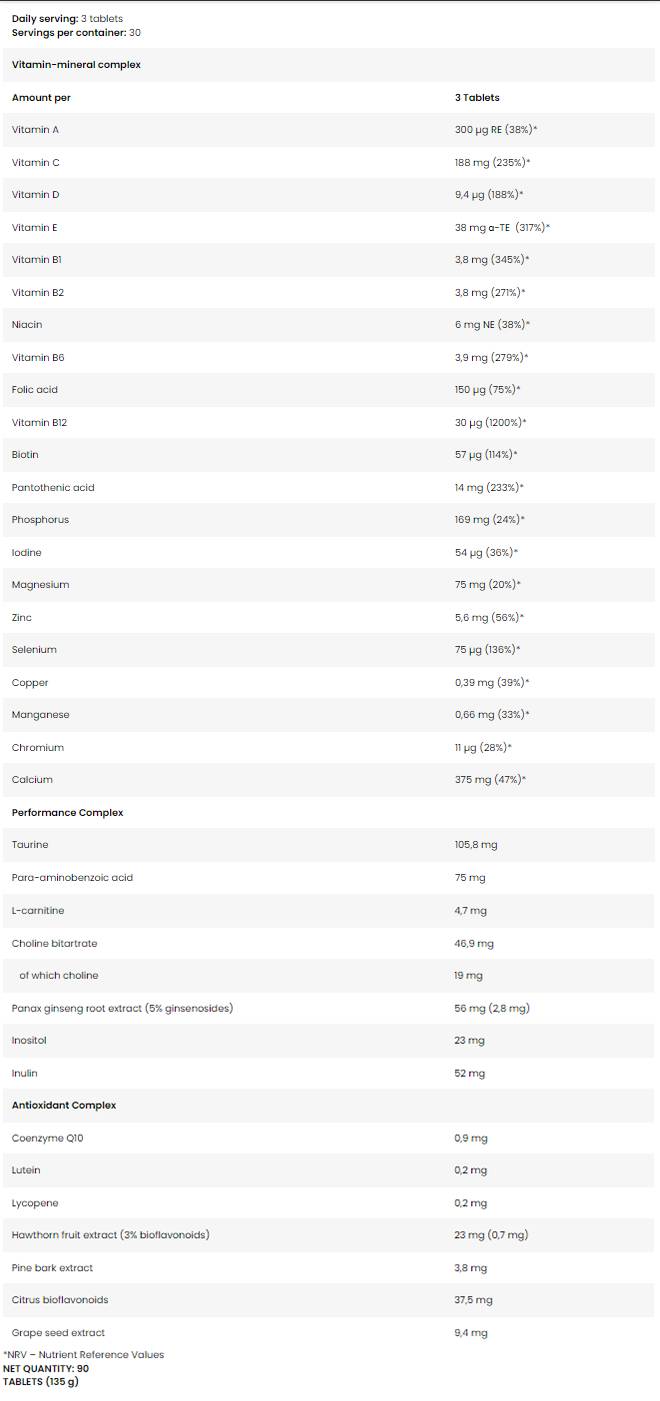 Vita Active Complex - 90 δισκία