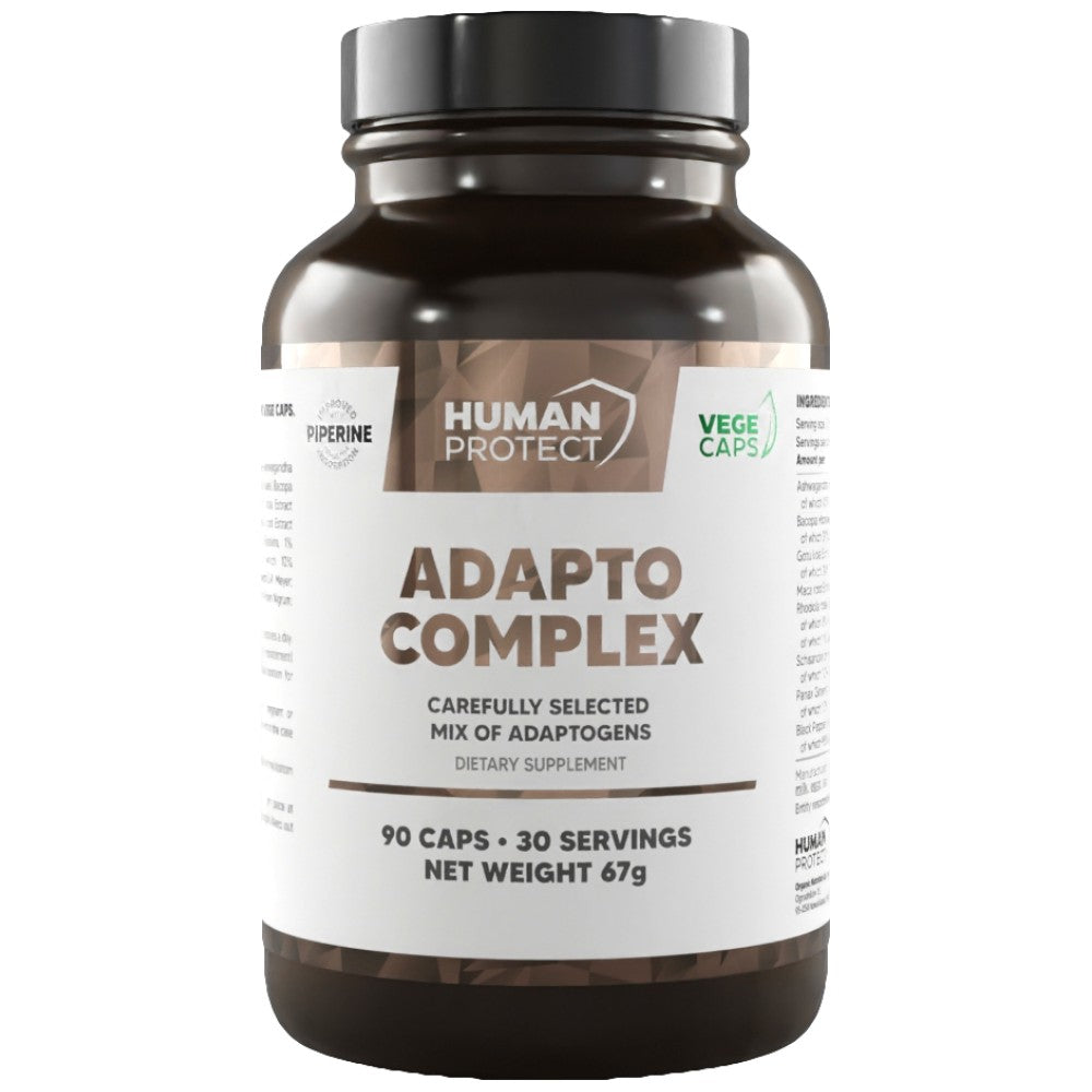 Adapto Complex | Adaptogenic Matrix με Ashwagandha, Bacopa, Rhodiola, Ginseng - 90 κάψουλες