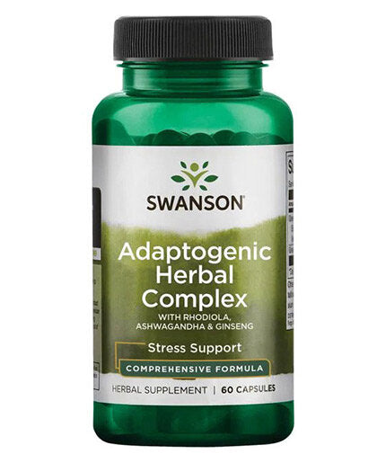 Adaptogenic Herbal Complex | Με Rhodiola Ashwagandha Ginseng - 60 κάψουλες