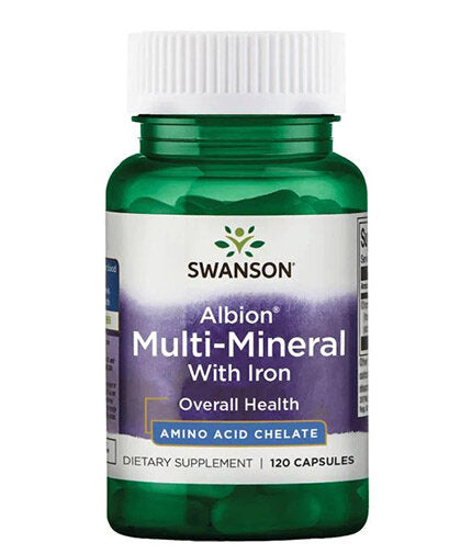 Albion Multi -Mineral με σίδηρο - 120 κάψουλες