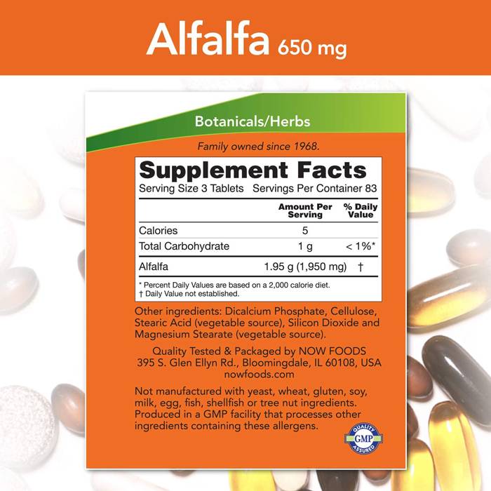 Alfalfa 650 mg - 500 Δισκία