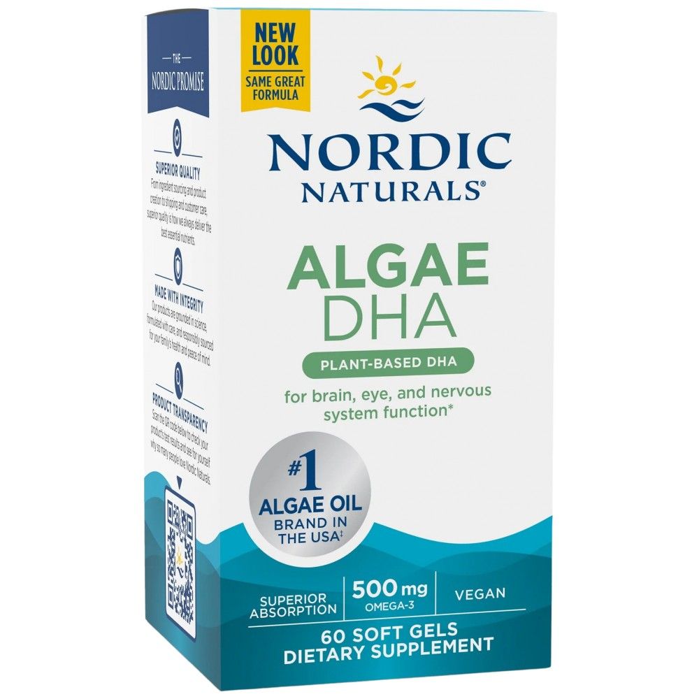 Φύκια DHA 500 mg - 60 κάψουλες γέλης
