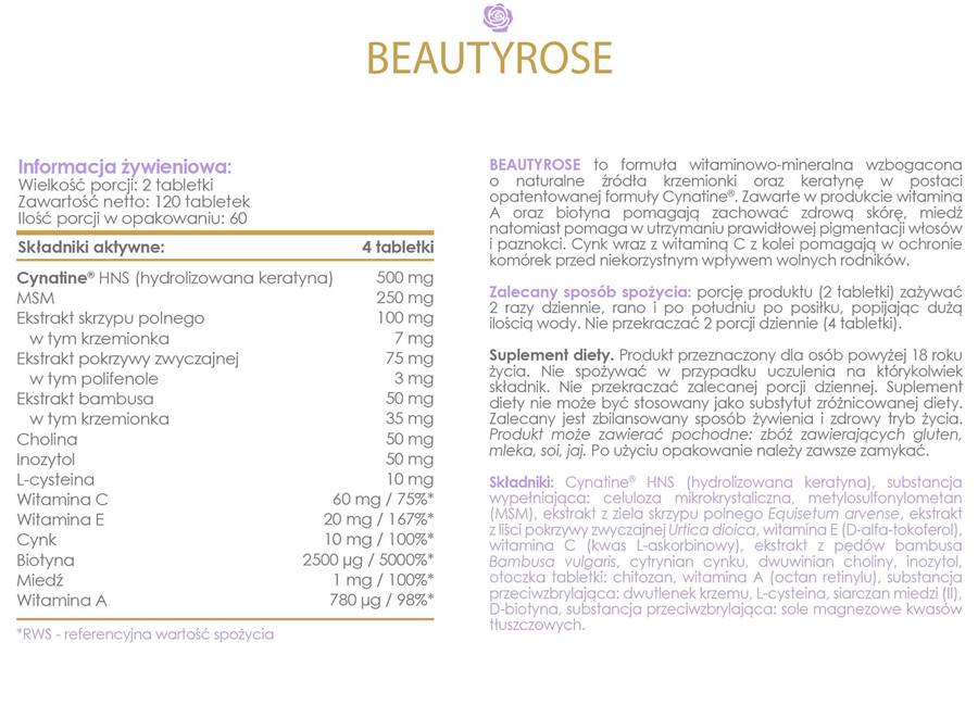Alldeynn | Beautyrose - 120 δισκία