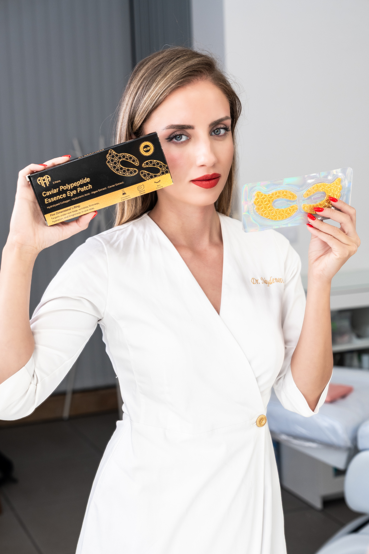 Caviar Polypeptide Essence Eye Patch - Εντατικό κολλαγόνο και φροντίδα ενυδάτωσης (3 PCS)