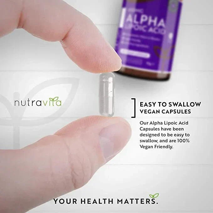 Άλφα λιποϊκό οξύ 650mg /120 κάψουλες, 120 δόσεις/ <tc>Nutravita</tc>