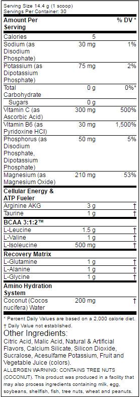 Amino 1 Hyprate + Ανάκτηση 432 γραμμάρια