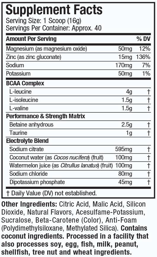 Amino Build/Performance-Enhancing BCAA Formula 400 γραμμάρια